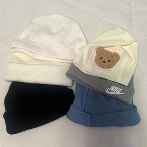 Baby boy beanies 0-3 months